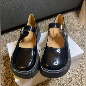 Chunky Mary Jane shoes